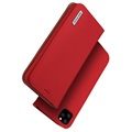 Dux Ducis Wish iPhone 11 Pro Läder Plånboksfodral - Röd