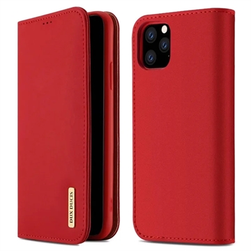 Dux Ducis Wish iPhone 11 Pro Läder Plånboksfodral (Öppen Box - God) - Röd