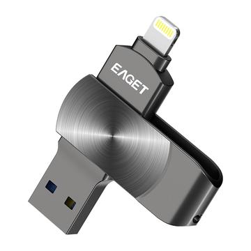 EAGET I66 Lightning/USB 3.2-minne för iPhone, iPad, Mac