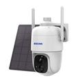 ESCAM G24 H.265 3MP Full HD AI-identifieringskamera med solpanel PIR-larm WiFi-kamera Inbyggt batteri
