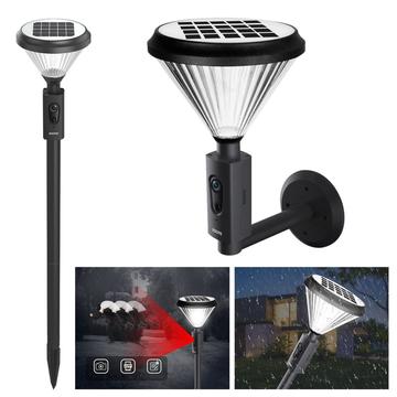 ESCAM QF190 Solcellsdriven 1080P säkerhetskamera med trädgårdsbelysning