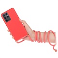 Saii Eco-line Samsung Galaxy S21 Ultra 5G Skal med Rem - Röd