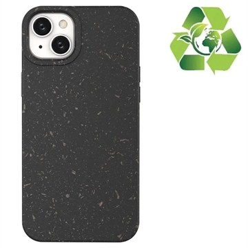 Eco Nature iPhone 14 Hybrid Skal - Svart