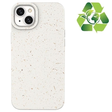 Eco Nature iPhone 14 Plus Hybrid Skal - Vit