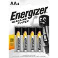 Energizer Alkaline Power LR6/AA Alkaline-batterier - 4 st.