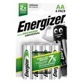 Energizer Recharge Power Plus uppladdningsbara R6/AA-batterier 1300mAh - 4 st.