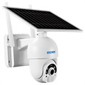 Escam QF250 Soldriven Övervakningskamera - 1080p, WiFi - Vit