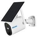 Escam QF290 Vattentätt Soldriven Övervakningskamera - Vit