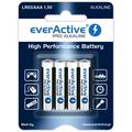 EverActive Pro LR03/AAA alkaliska batterier 1250mAh - 4 st.