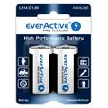 EverActive Pro LR14/C Alkaliska batterier 8000mAh - 2 st.