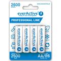 EverActive Professional Line EVHRL6-2600 Uppladdningsbara AA-batterier 2600mAh - 4 st.