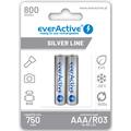 EverActive Silver Line EVHRL03-800 Uppladdningsbara AAA-batterier 800mAh