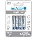 EverActive Silver Line EVHRL03-800 Uppladdningsbara AAA-batterier 800mAh - 4 st.