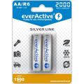 EverActive Silver Line EVHRL6-2000 Uppladdningsbara AA-batterier 2000mAh - 2 st.