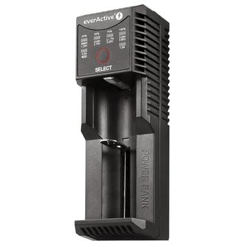 EverActive UC-100C USB-C Universal batteriladdare med Power Bank-funktion - Li-ion/Ni-MH/LiFePO4