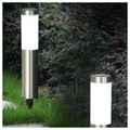FDTwelve Vattenresistent LED Solcells Trädgårdslampa - 56.5cm - Silver