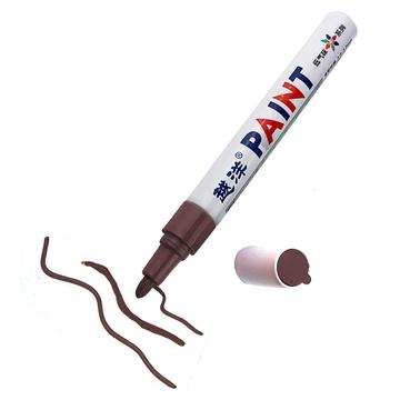 Flysea FS-110 Vattenfast märkpenna för hobbybruk - för metall, sten, plast och papper - brun