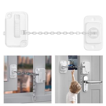 FT756 Justerbart dörr-/fönsterlås - vitt
