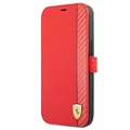 Ferrari On Track Carbon Stripe iPhone 13 Plånboksfodral