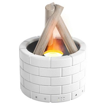 Ultraljudsfuktare / aromaterapidiffusor med flameffekt - 250ml