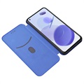 Xiaomi Mi 11 Lite 5G Flipfodral - Kolfiber - Blå