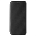 Samsung Galaxy S21 FE 5G Flipfodral - Kolfiber - Svart