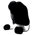 Fluffy Beanie Mössa Bluetooth Headset
