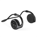 Vikbara Nackband Bluetooth Hörlurar A23 - Svart