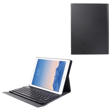 iPad 2, iPad 3, iPad 4 Foliofodral m. Löstagbar Tangentbord - Svart