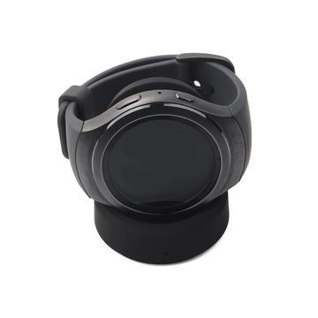 Samsung Gear S3 Classic/S3 Frontier/SM-R600 Trådlös laddningsdocka med USB-kabel - Svart