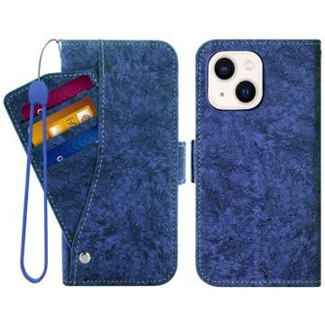 Roterbar Korthållare iPhone 14 Plus Plånboksfodral - Blå