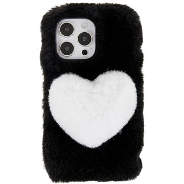 Plush Heart iPhone 14 Pro TPU Skal