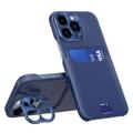 CamStand iPhone 14 Pro Max Skal med Korthållare - Mörkblå