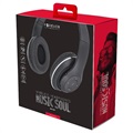 Forever Music Soul BHS-300 Bluetooth Hörlurar med Mikrofon - Svart