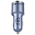 Forever TR-340 Bluetooth FM-sändare & Billaddare - Silver