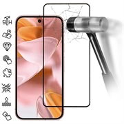 Google Pixel 10 Pro Heltäckande Härdat Glas Skärmskydd - 9H - Svart Kant