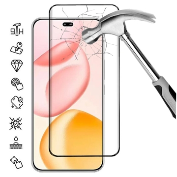 Honor 400 Pro Heltäckande skärmskydd i härdat glas - 9H - Svart kant