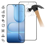 Honor 500 Heltäckande skärmskydd i härdat glas - 9H - Svart kant