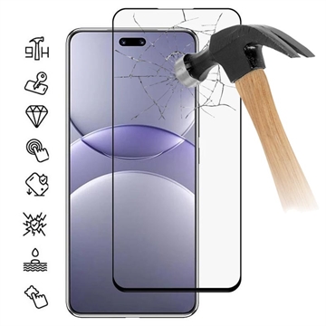 Huawei Nova 13 Pro Heltäckande Härdat Glas Skärmskydd - 9H - Svart Kant