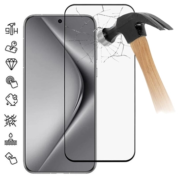Huawei Pura 70 Pro/70 Ultra Heltäckande Härdat Glas Skärmskydd - 9H - Svart Kant
