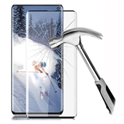 Samsung Galaxy S10 Full Cover Härdat Glas Skärmskydd - Svart Kant