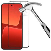 Xiaomi 13T/13T Pro Heltäckande Härdat Glas Skärmskydd - 9H - Case Friendly - Svart Kant