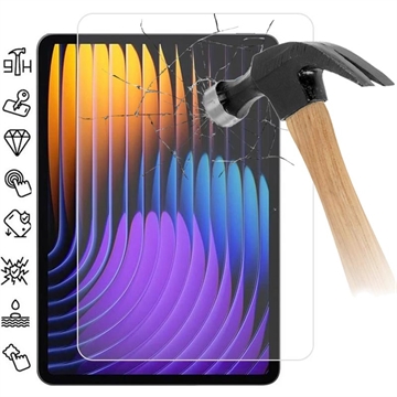 Xiaomi Pad 7/7 Pro Full Cover Härdat Glas Skärmskydd - Genomskinlig