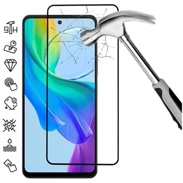 vivo Y78t Heltäckande Härdat Glas Skärmskydd - Svart Kant