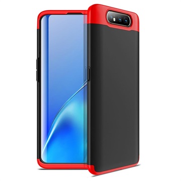 GKK Löstagbart Samsung Galaxy A80 Skal - Röd / Svart