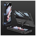 GKK Magnetic Fold Samsung Galaxy Z Fold3 5G Hybrid Skal med Penna Slot - Svart