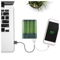 GP Charge AnyWay AA/AAA USB Batteriladdare & Powerbank