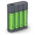GP Charge AnyWay AA/AAA USB Batteriladdare & Powerbank