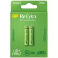 GP ReCyko 1000 Uppladdningsbara AAA-batterier 950mAh