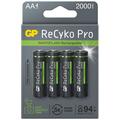 GP ReCyko Pro PhotoFlash Uppladdningsbara AA-batterier 2000mAh - 4 st.